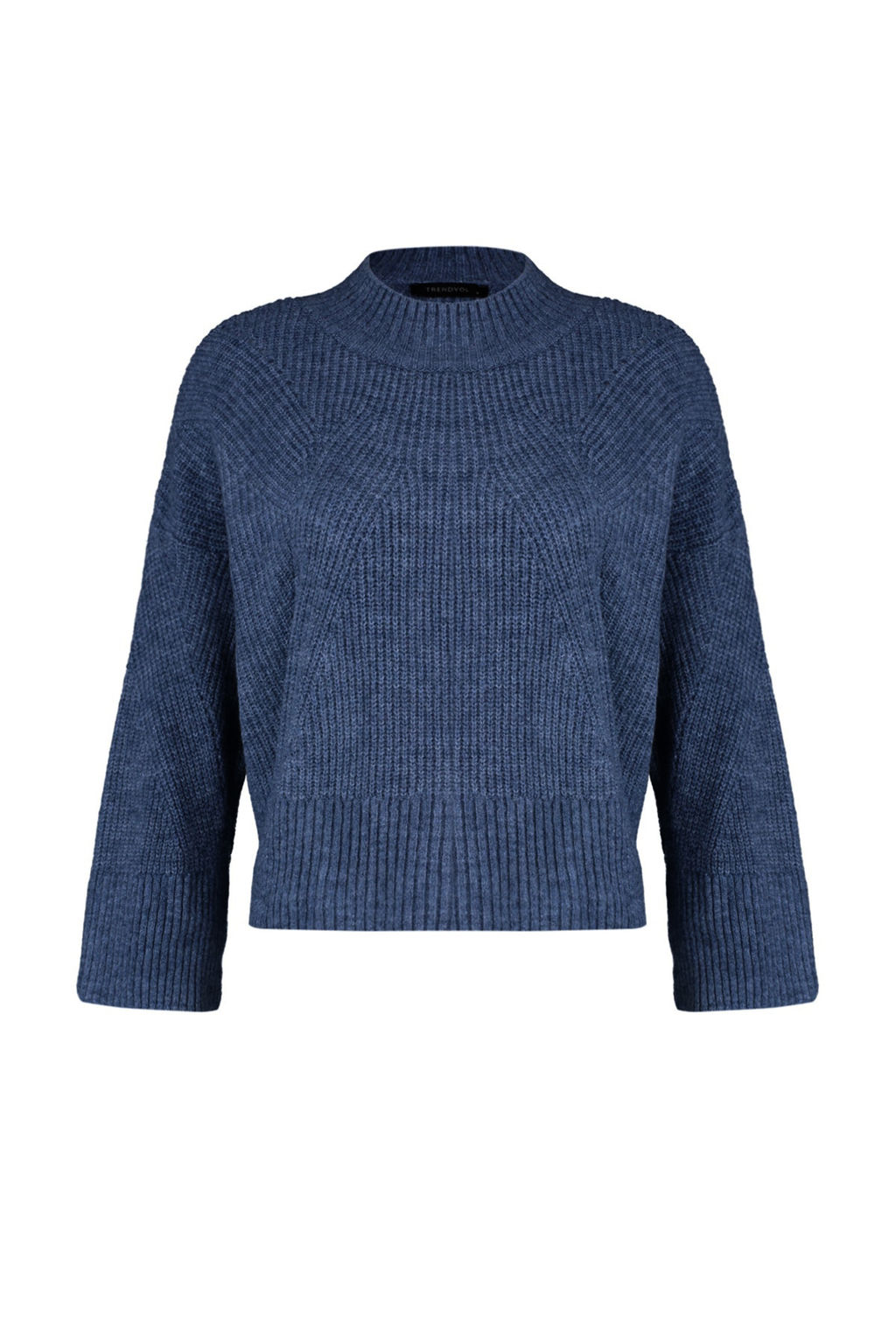 Indigo Yumusak Dokulu Basic Triko Kazak TWOAW22KZ0474