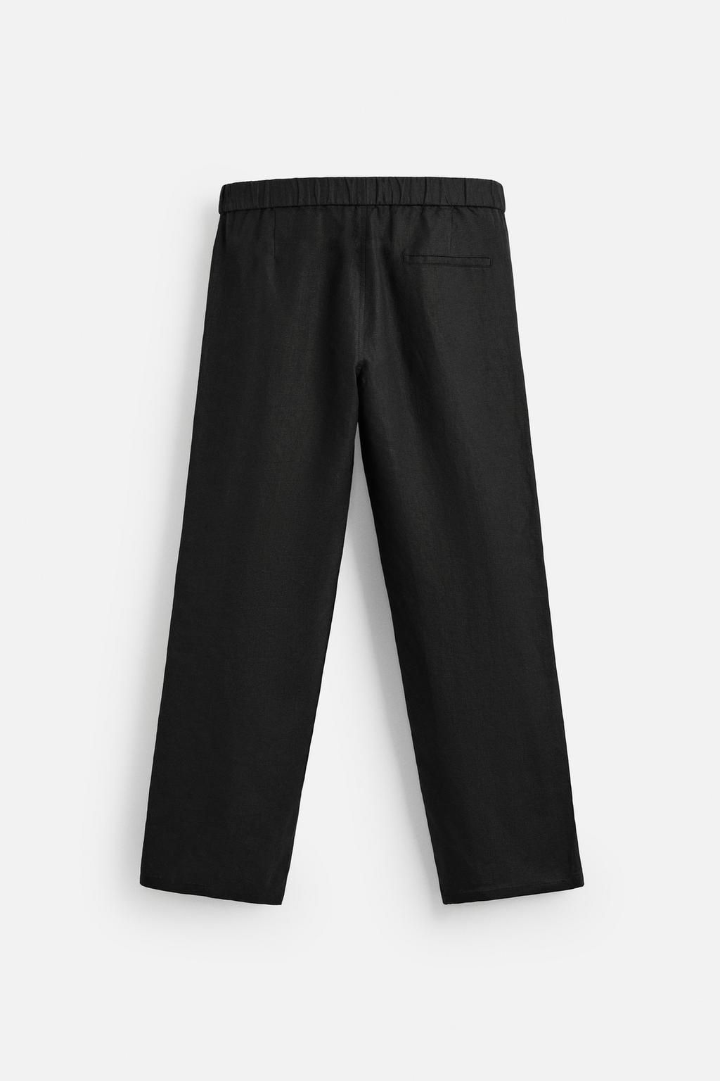 100% LINEN TROUSERS - Zara фото 20