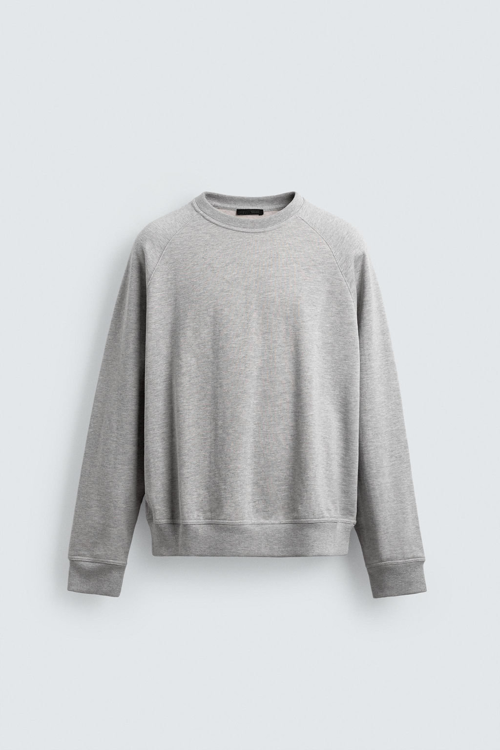 SUDADERA CREWNECK LAVADA B?SICA / Gris vigor? - Zara фото 7