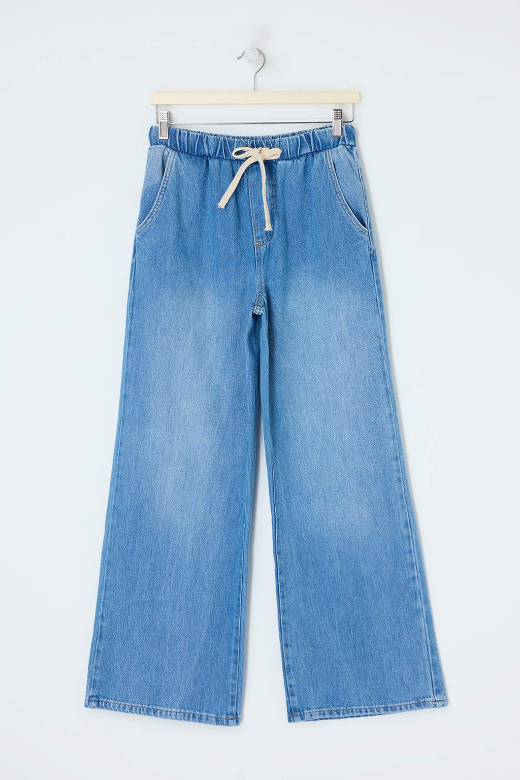 Mavi Yuksek Bel Wide Leg Tencel Kar?s?ml? Jeans TWOSS26JE00196 - Trendyolmilla фото 5