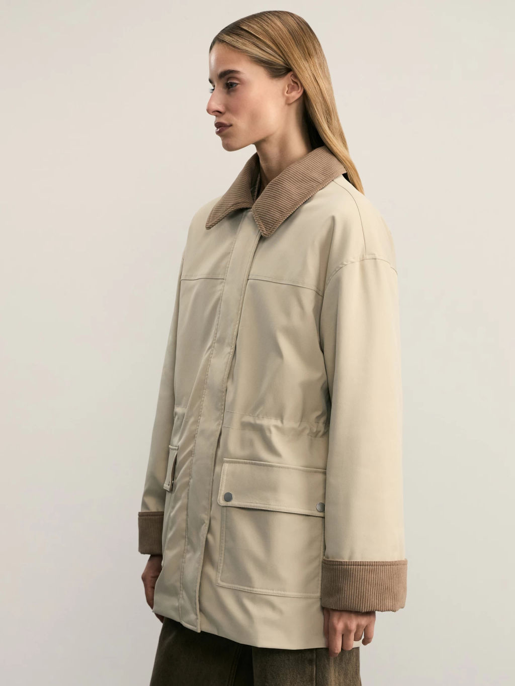 Парка утепленная на кулисе / Zarina  фото 4