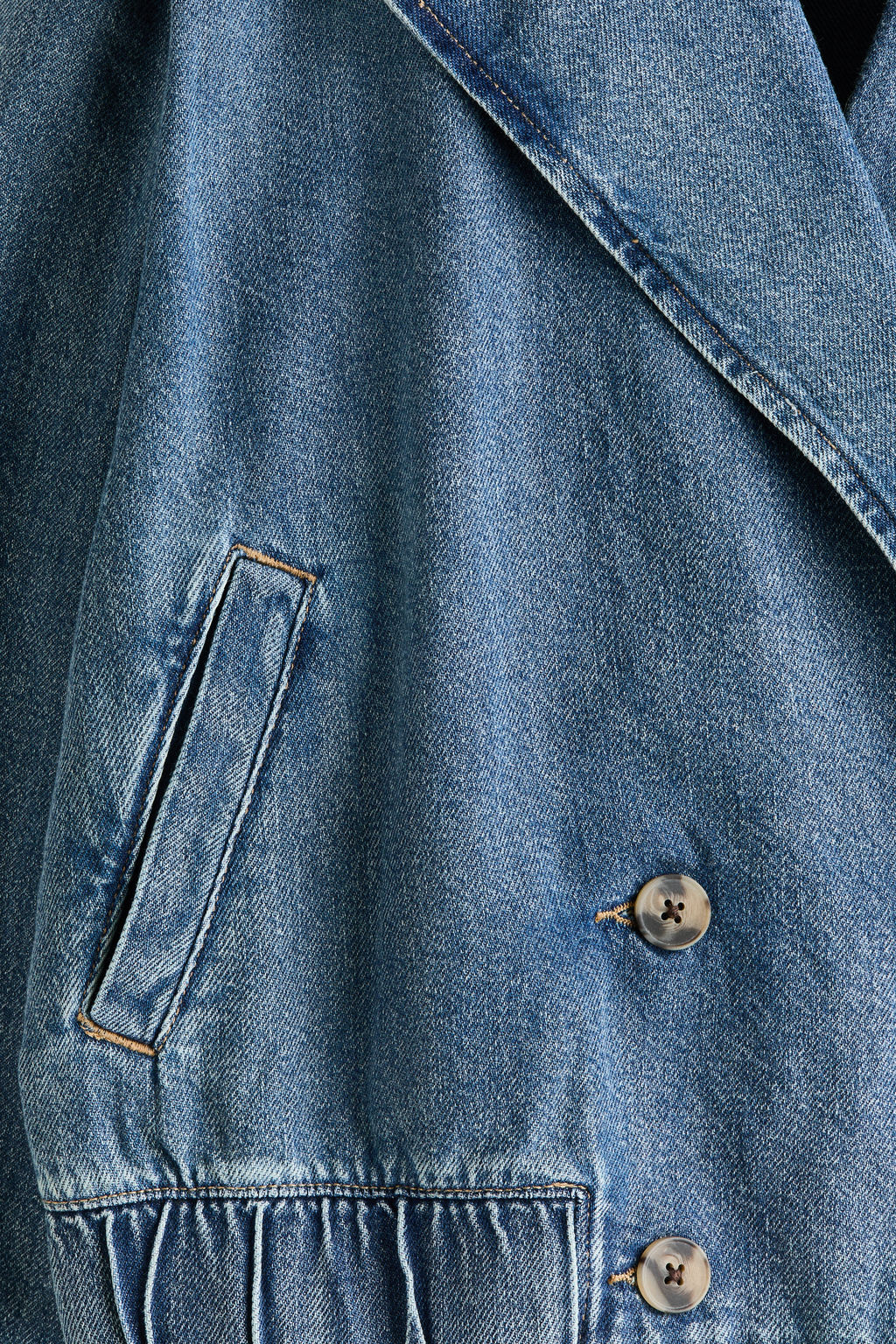 Chaqueta denim cruzada - H&m фото 7