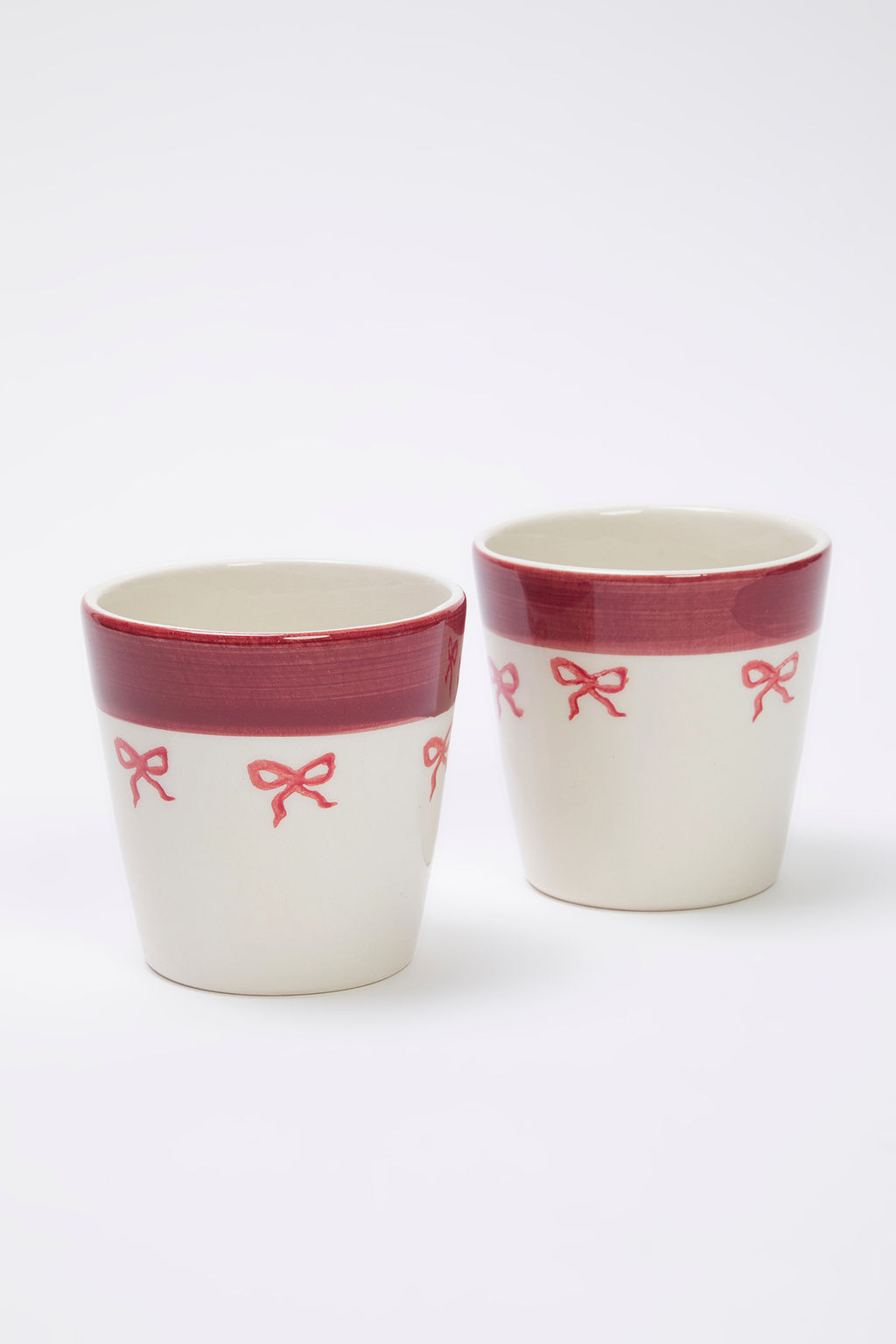 Trendyolmilla Home 2li Fiyonk Desenli Kulpsuz Kupa Seti TPHSS25UP00006  фото 8