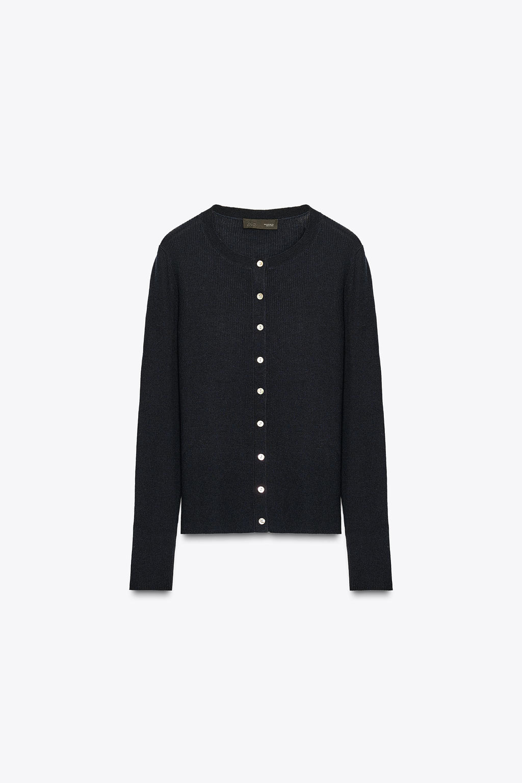 100% WOOL RIBBED CARDIGAN - Zara фото 6