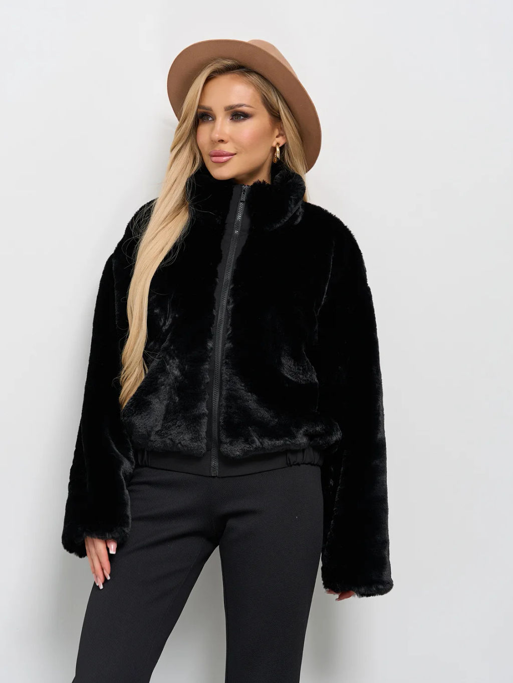 JETTY Бомбер из искусственного меха  фото 4