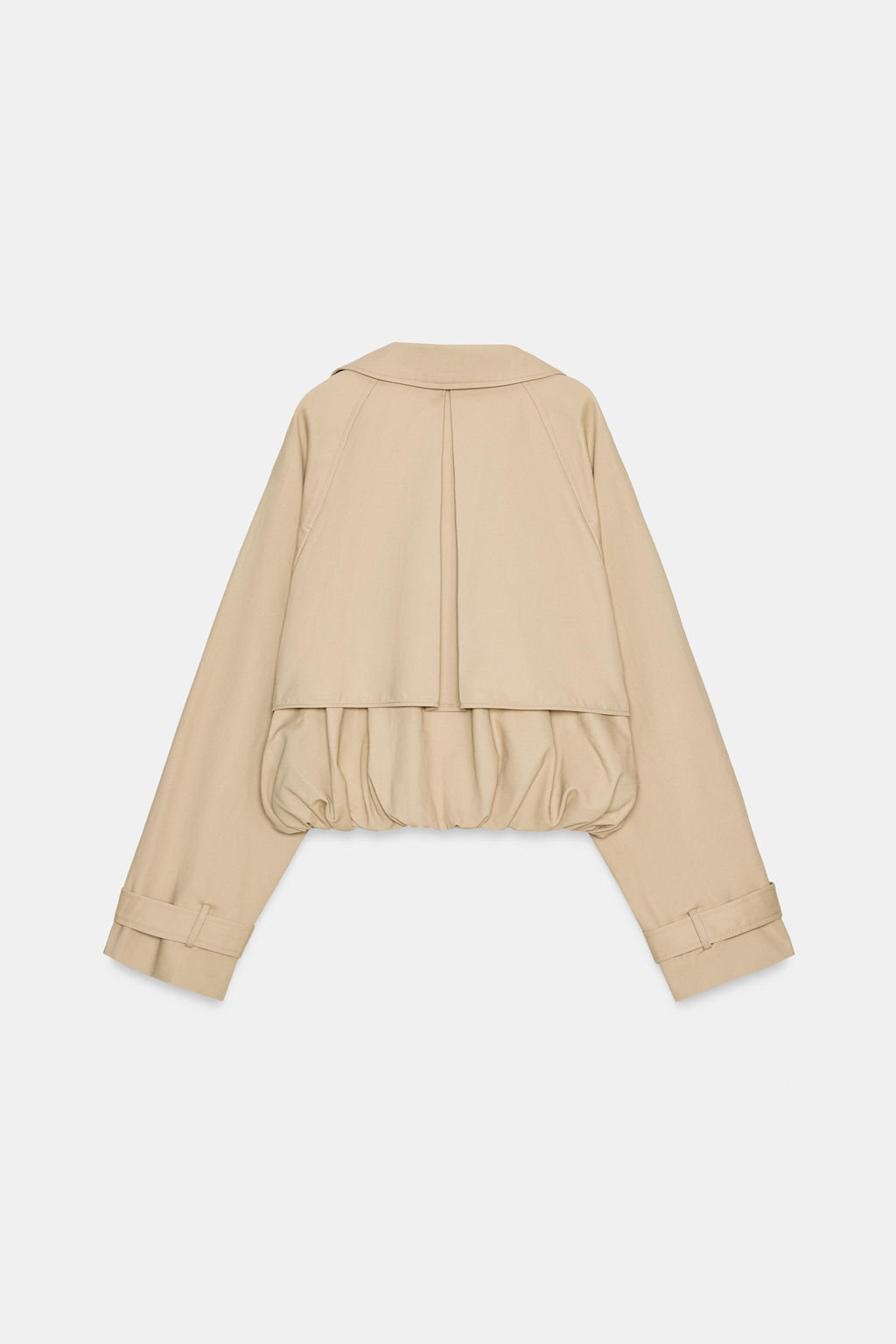 SHORT TRENCH COAT WITH BALLOON EFFECT - Zara фото 10