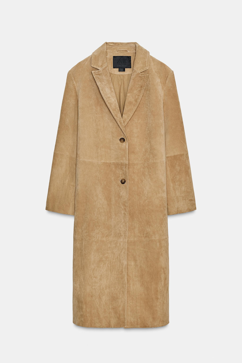 SUEDE LEATHER COAT ZW COLLECTION LIMITED EDITION - Zara фото 8