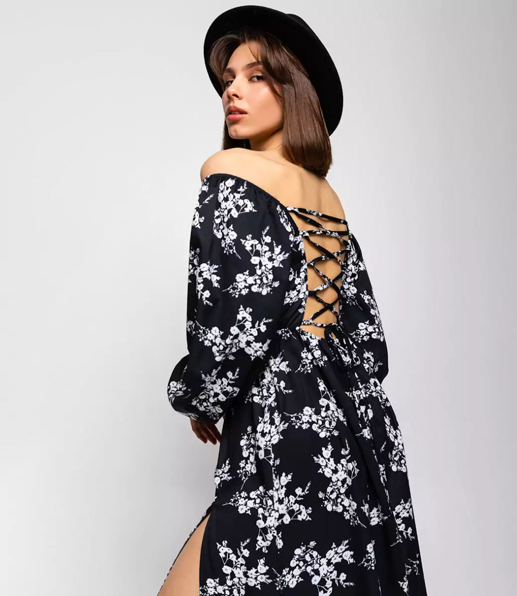 Платье #КТ8801 (6), чёрный