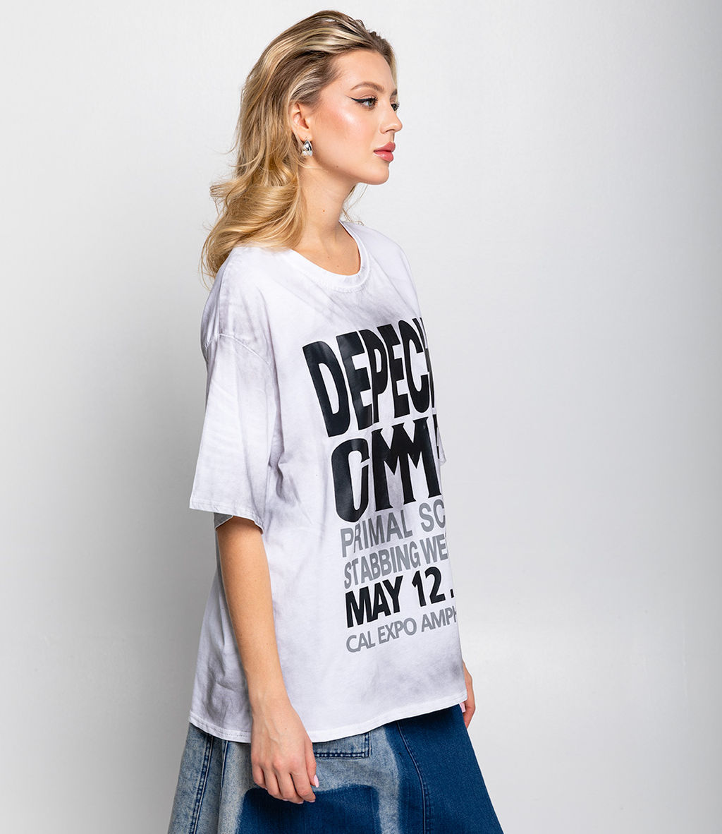 Футболка #КТ4347, белый - Dommod фото 2