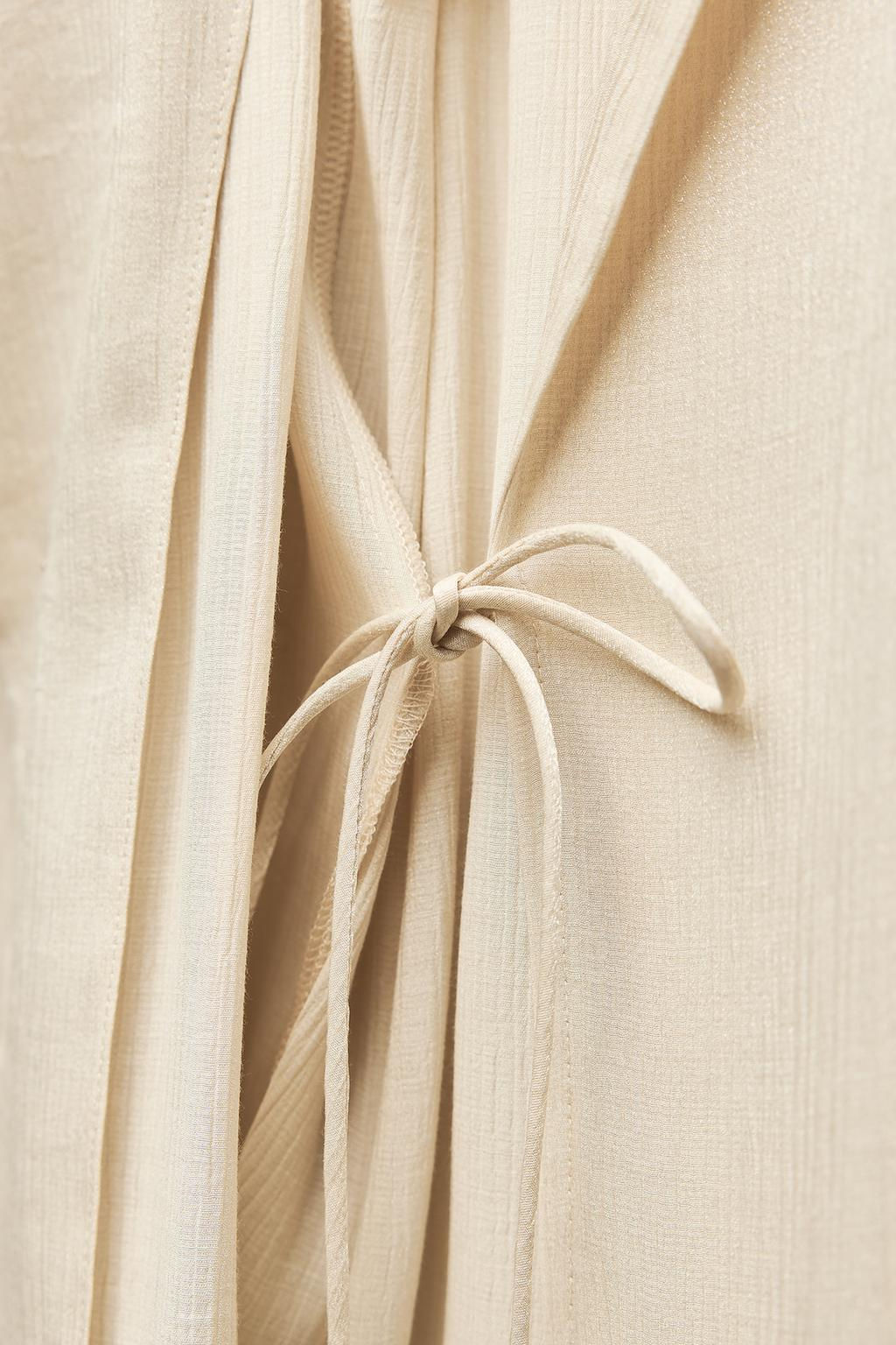 CREASED-EFFECT SHIMMERY BLAZER - Zara фото 6