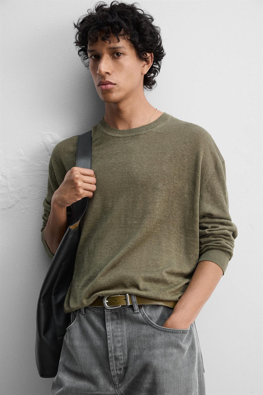 LIGHTWEIGHT 100% LINEN SWEATER - Zara фото 15