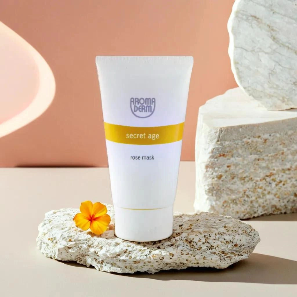 Лифтинговая омолаживающая маска для лица с органик розой, водорослями, гиалуроном SECRET AGE STYX, 150 мл