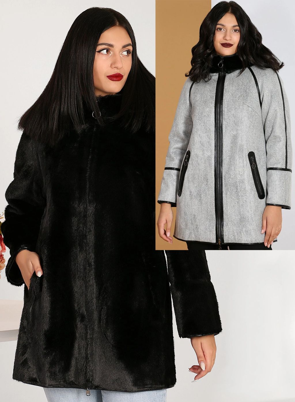 Куртка двухсторонняя женская