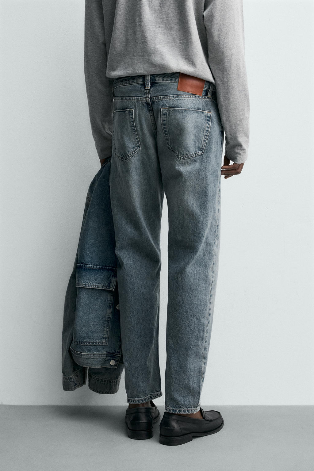 JEANS REGULAR FIT / Azul pastel - Zara фото 3