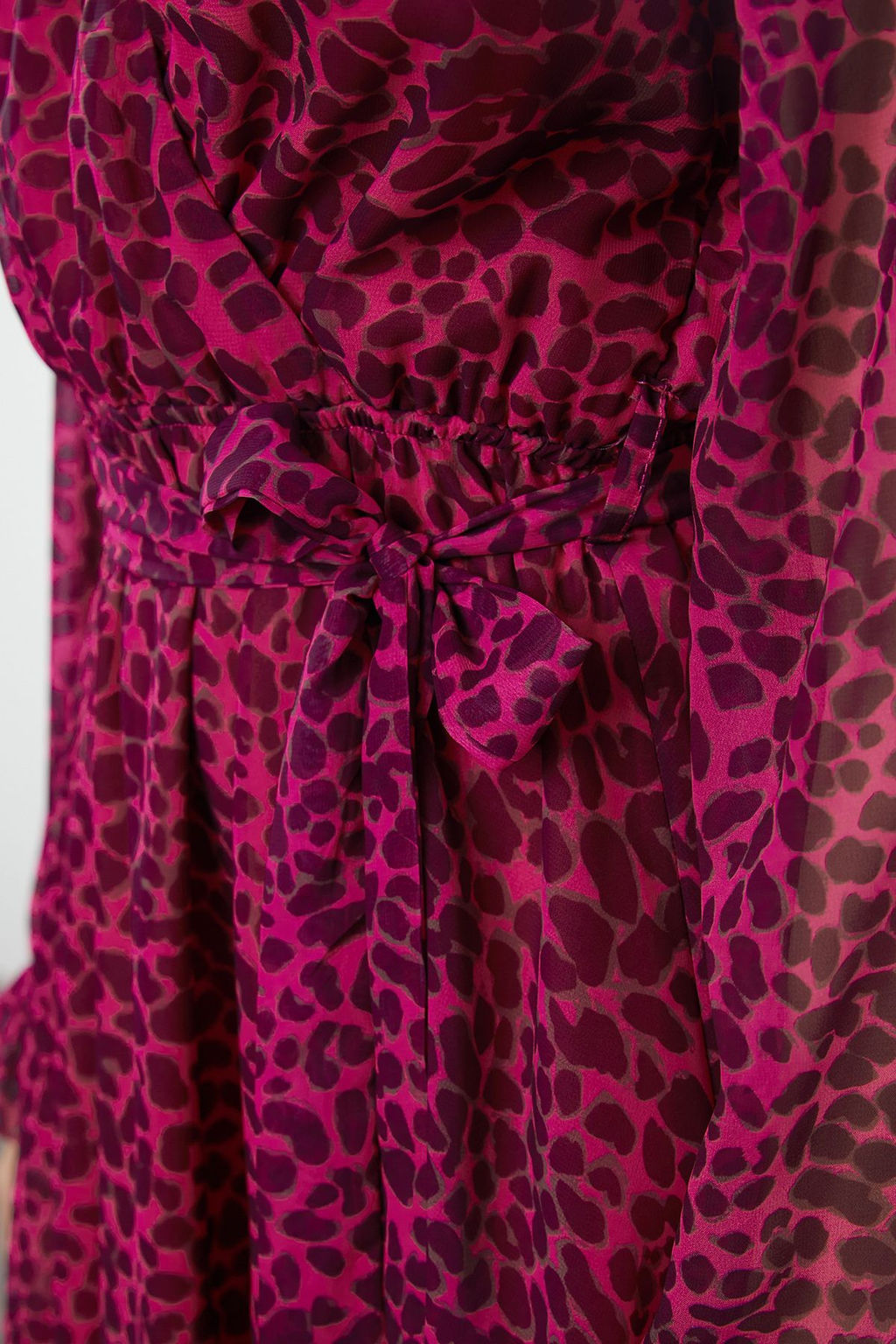 Fusya Cicekli Animal Desenli Kusakl? Mini Dokuma Elbise TWOSS20EL0626 - Trendyolmilla фото 4