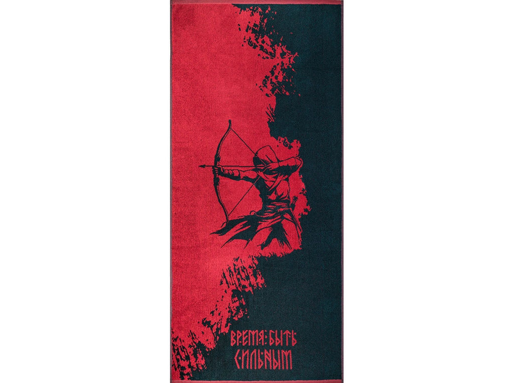 Полотенце махровое 6с102.411ж1 Лучник(т.зеленый1) 67х150см