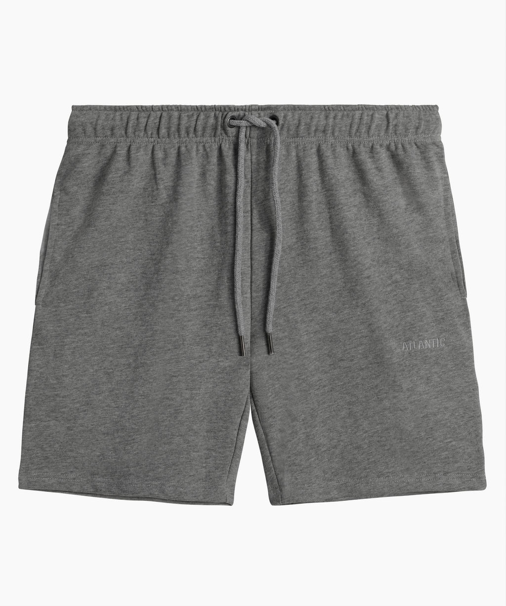 ATLANTIC HMB-005 Спортивные шорты мужские French Terry темно-серый меланж фото 2