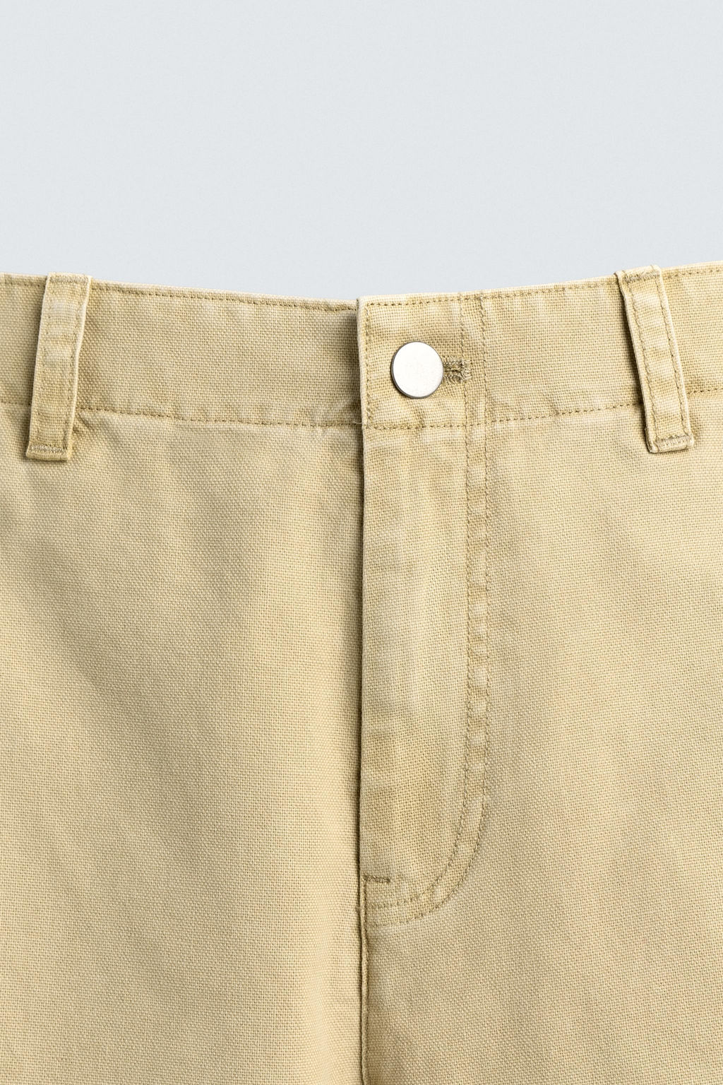 PANTAL?N BALLOON FIT LAVADO / Amarillo claro