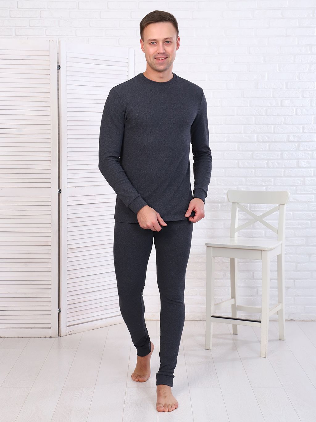 Термо-кальсоны (графит) мужск