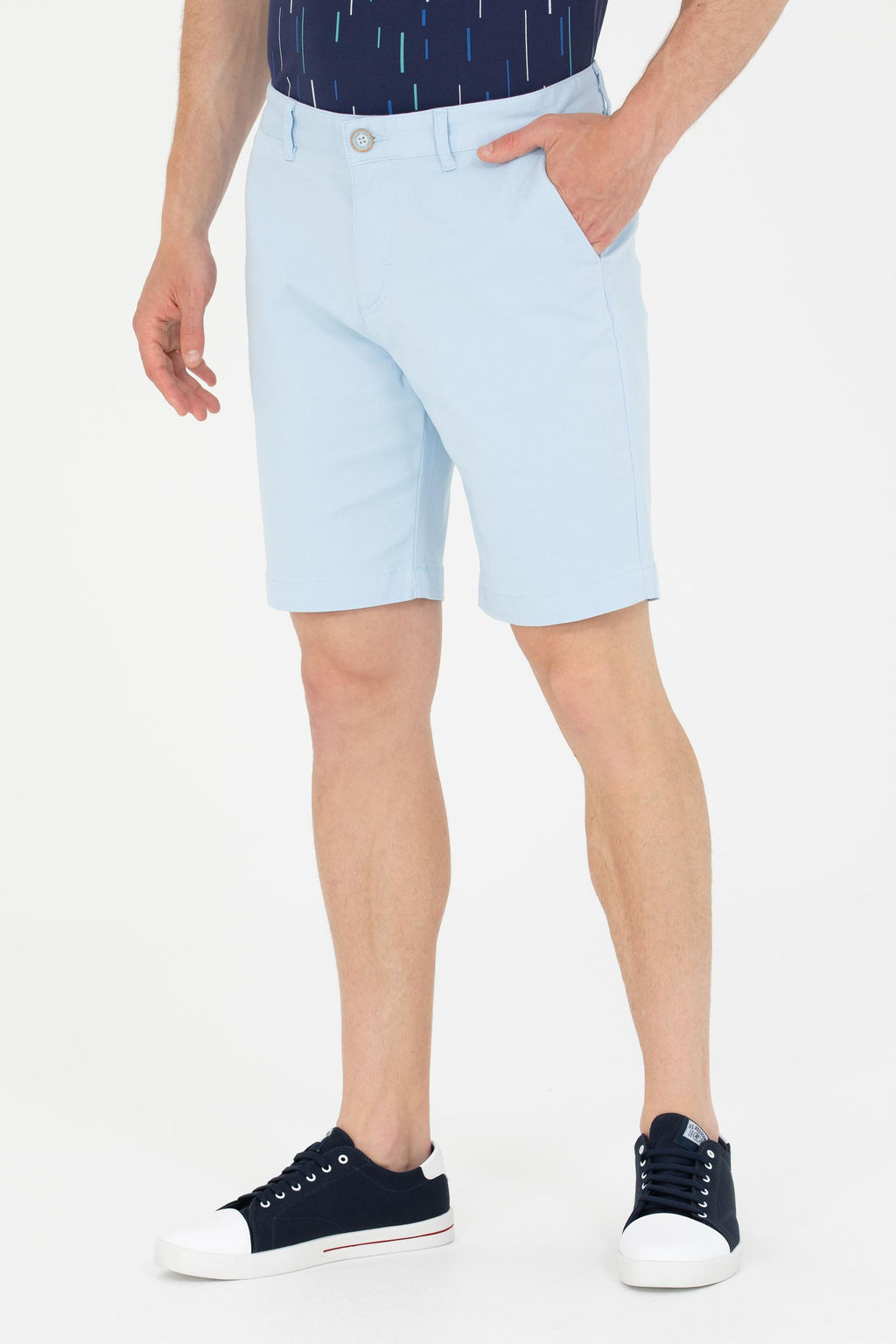 U. S. Polo Assn Мужские голубые тканые шорты - U.s. polo assn фото 3