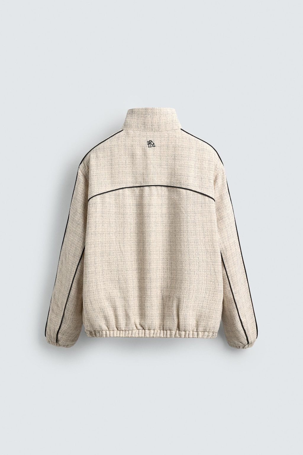 CAZADORA BOXY FIT ESTRUCTURA VIVOS CONTRASTE / Crudo - Zara фото 8