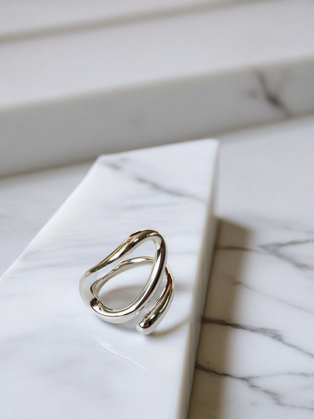 Кольцо с белым серебрением - Vel vett фото 2