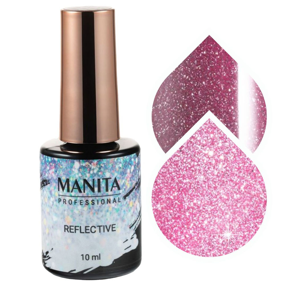Manita Professional Гель-лак для ногтей светоотражающий / Reflective №17, 10 мл MP101117 фото 2