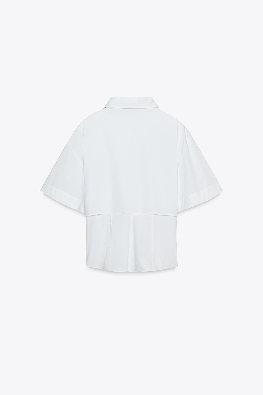 DOUBLE-LAYER POPLIN SHIRT - Zara фото 8