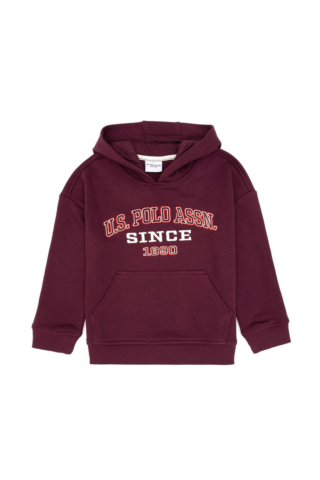 Erkek _ocuk Bordo Kap__onlu Sweatshirt Sepette S_rpriz _ndirim