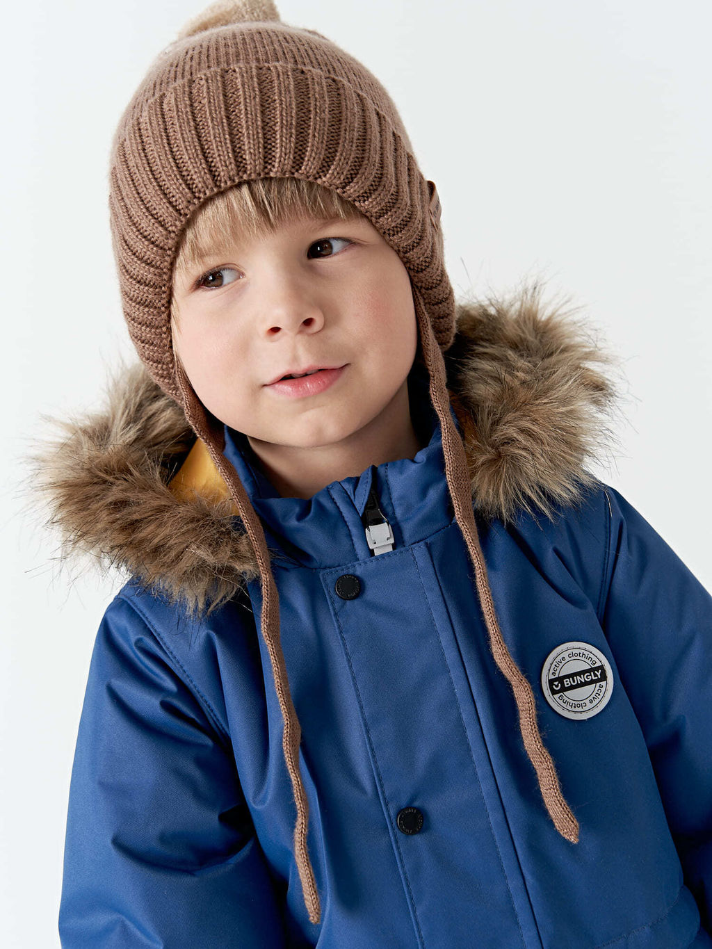 Парка зимняя Индиго - Bungly фото 4