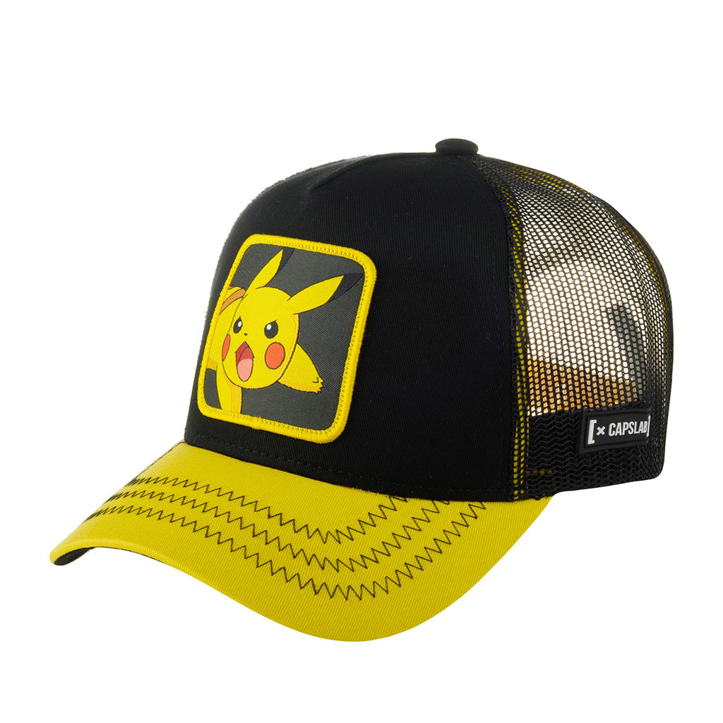 Бейсболка CAPSLAB арт. CL/PKM2/1/PIK6 Pokemon Pikachu (желтый / черный)