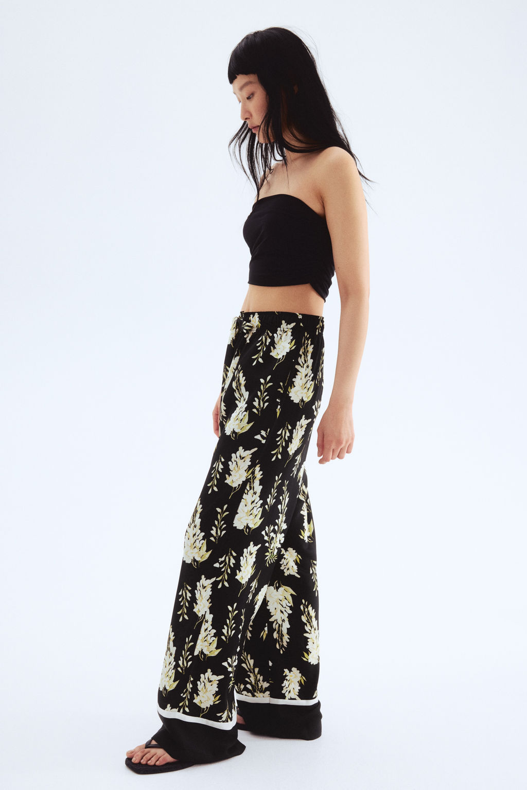 Pantal?n de sarga con cord?n de ajuste - H&m фото 8