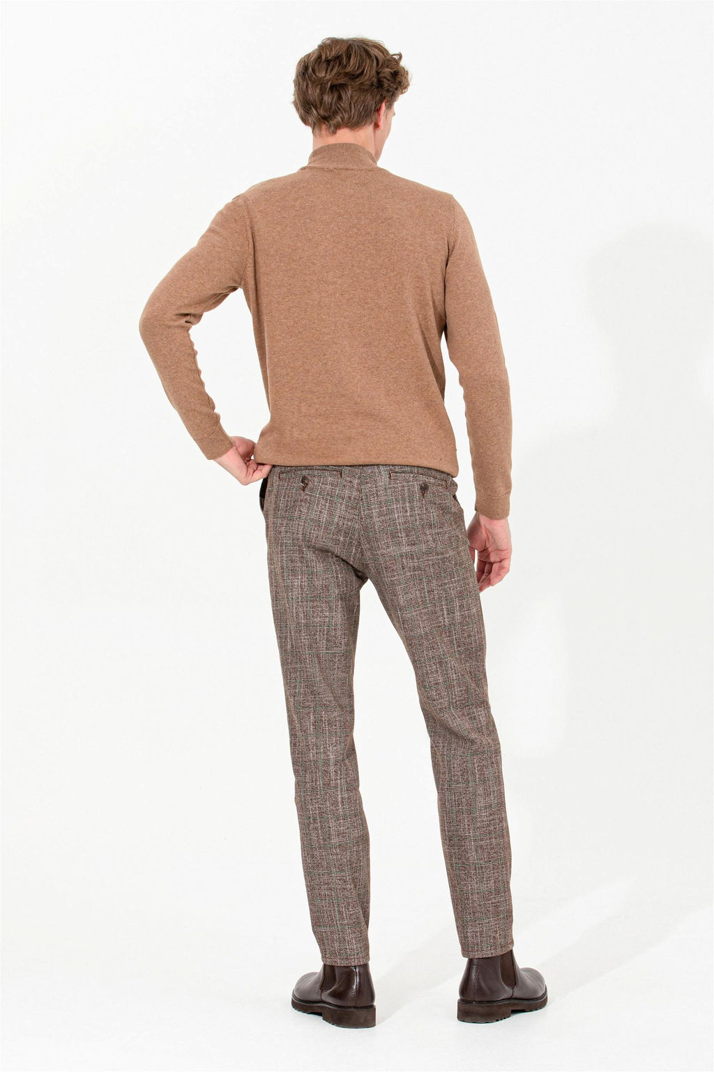 Мужские брюки чинос кокосового цвета - U.s. polo assn фото 12