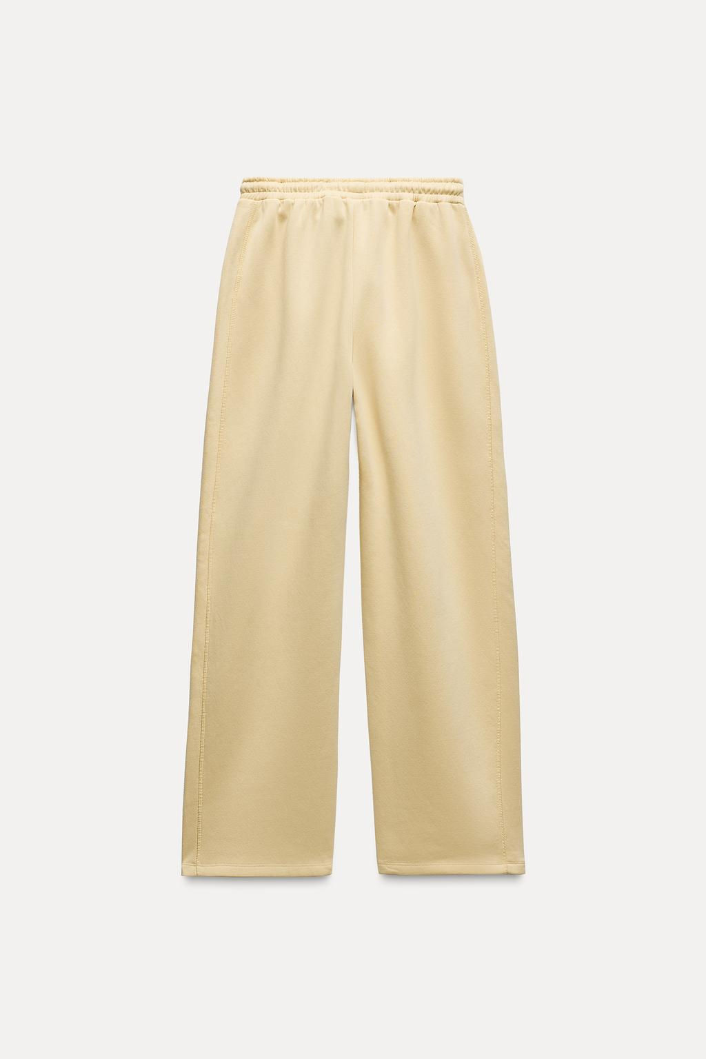 STRAIGHT PLUSH TROUSERS - Zara фото 16