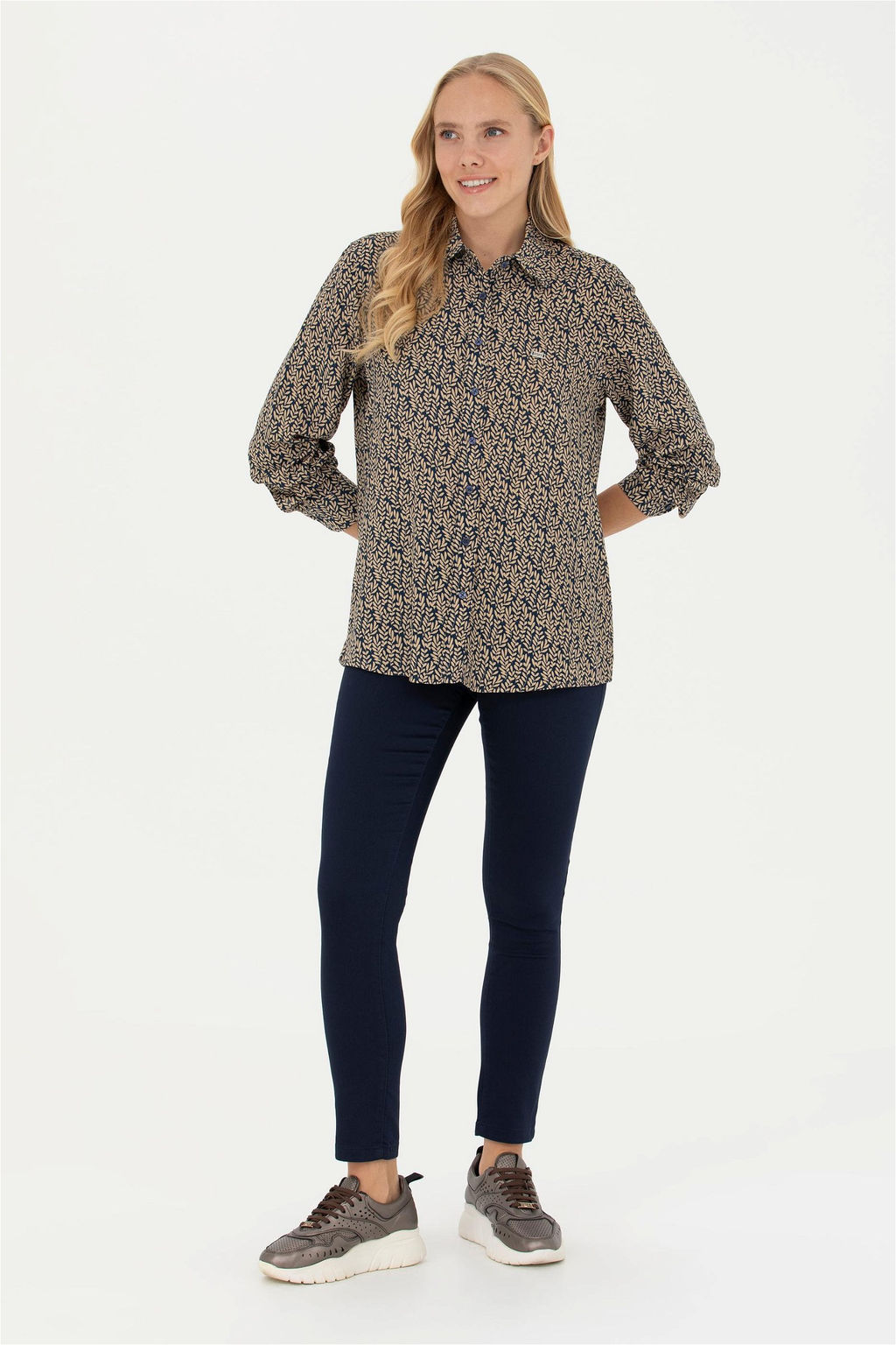 Женские темно-синие брюки - U.s. polo assn фото 10