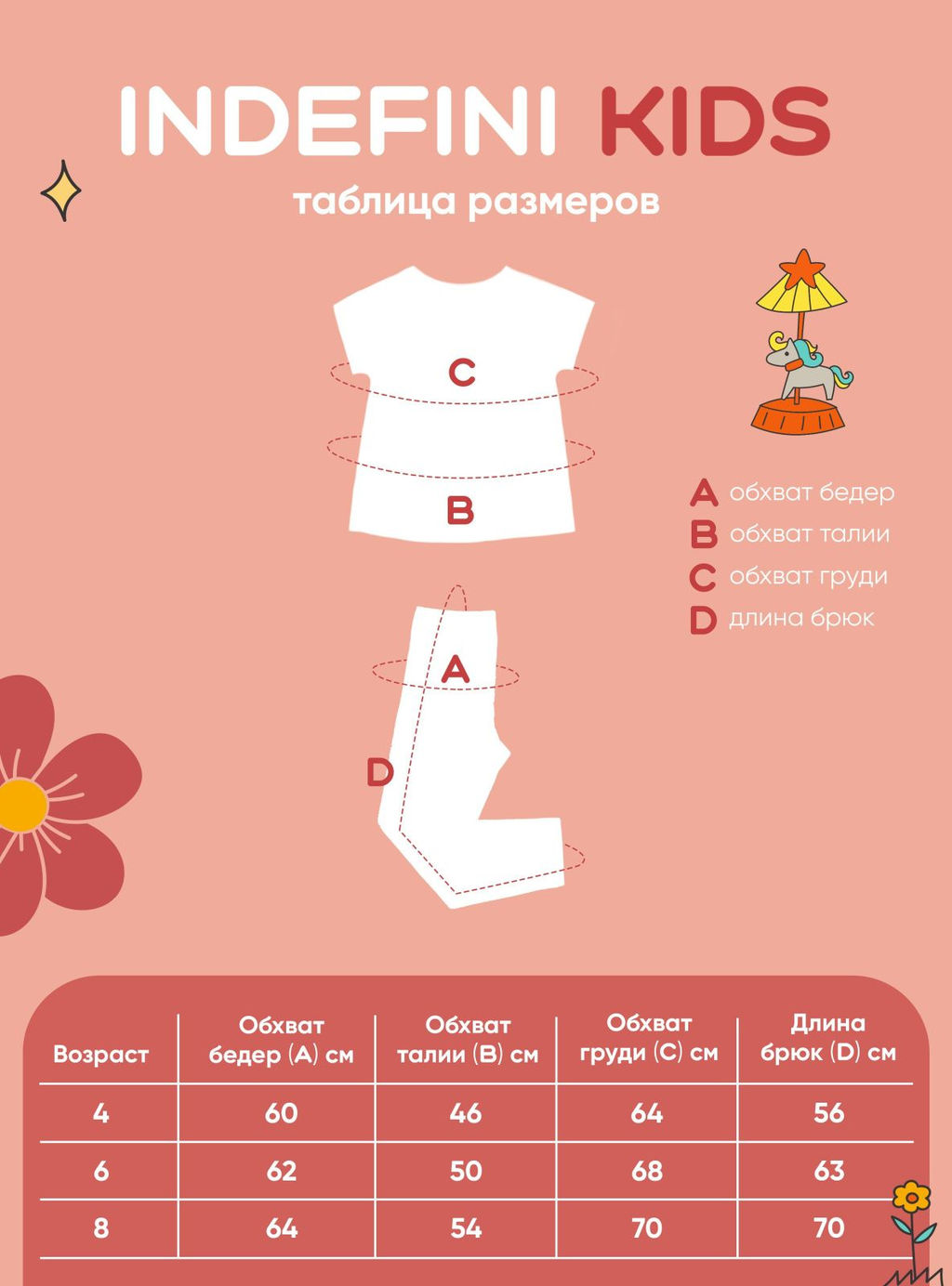 Пижама для девочек Indefini (Арт.951000-2146GTD)