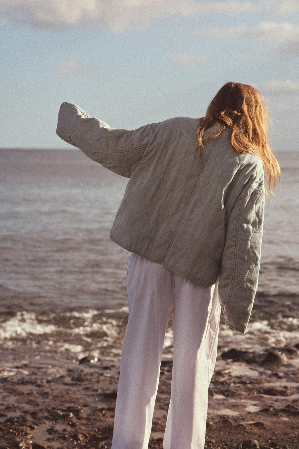 WASHED-EFFECT PADDED JACKET - Zara фото 4