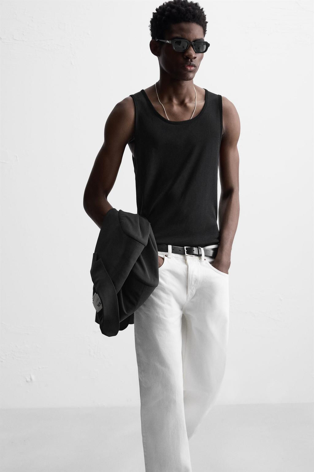 SEMI-SHEER TANK TOP - Zara фото 7