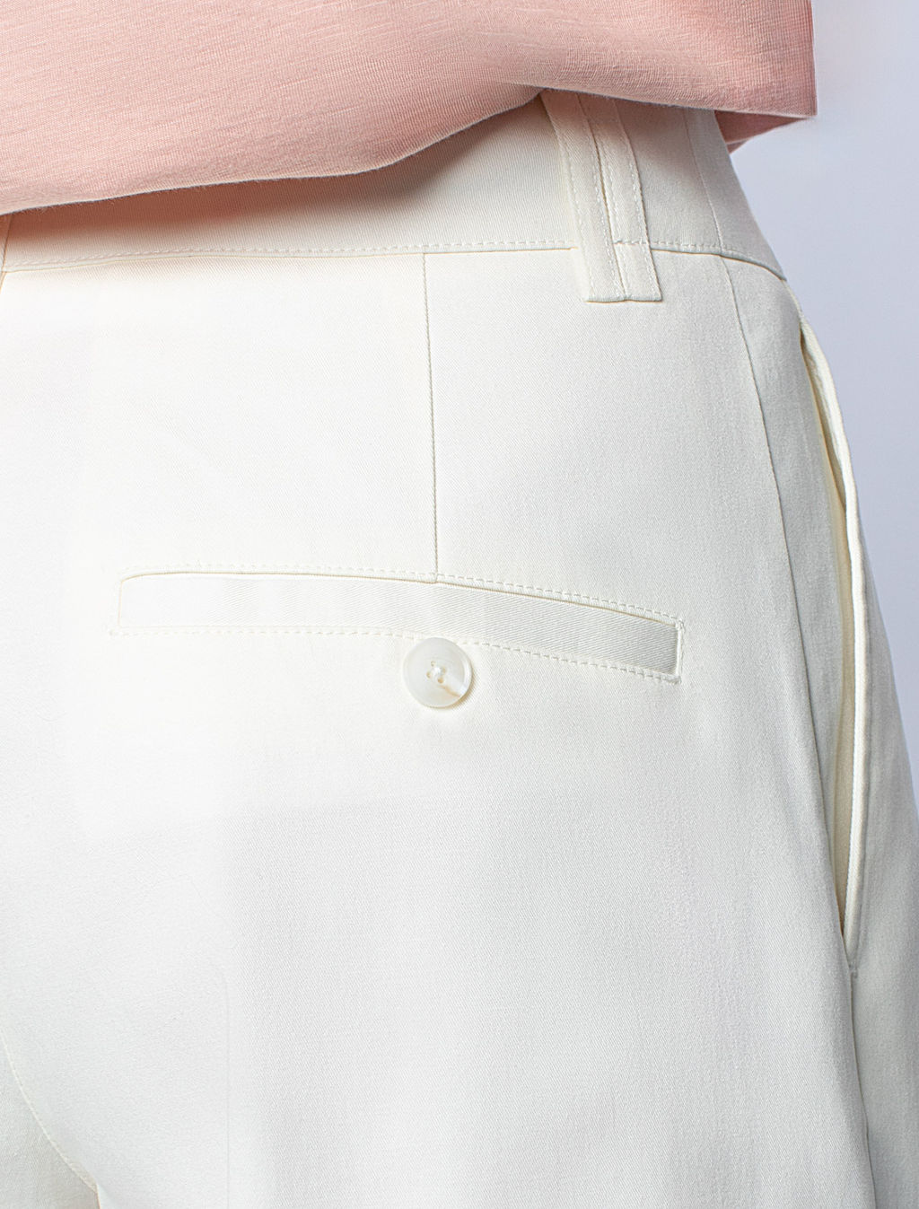 Брюки-палаццо из хлопка с защипами - Vilatte фото 5