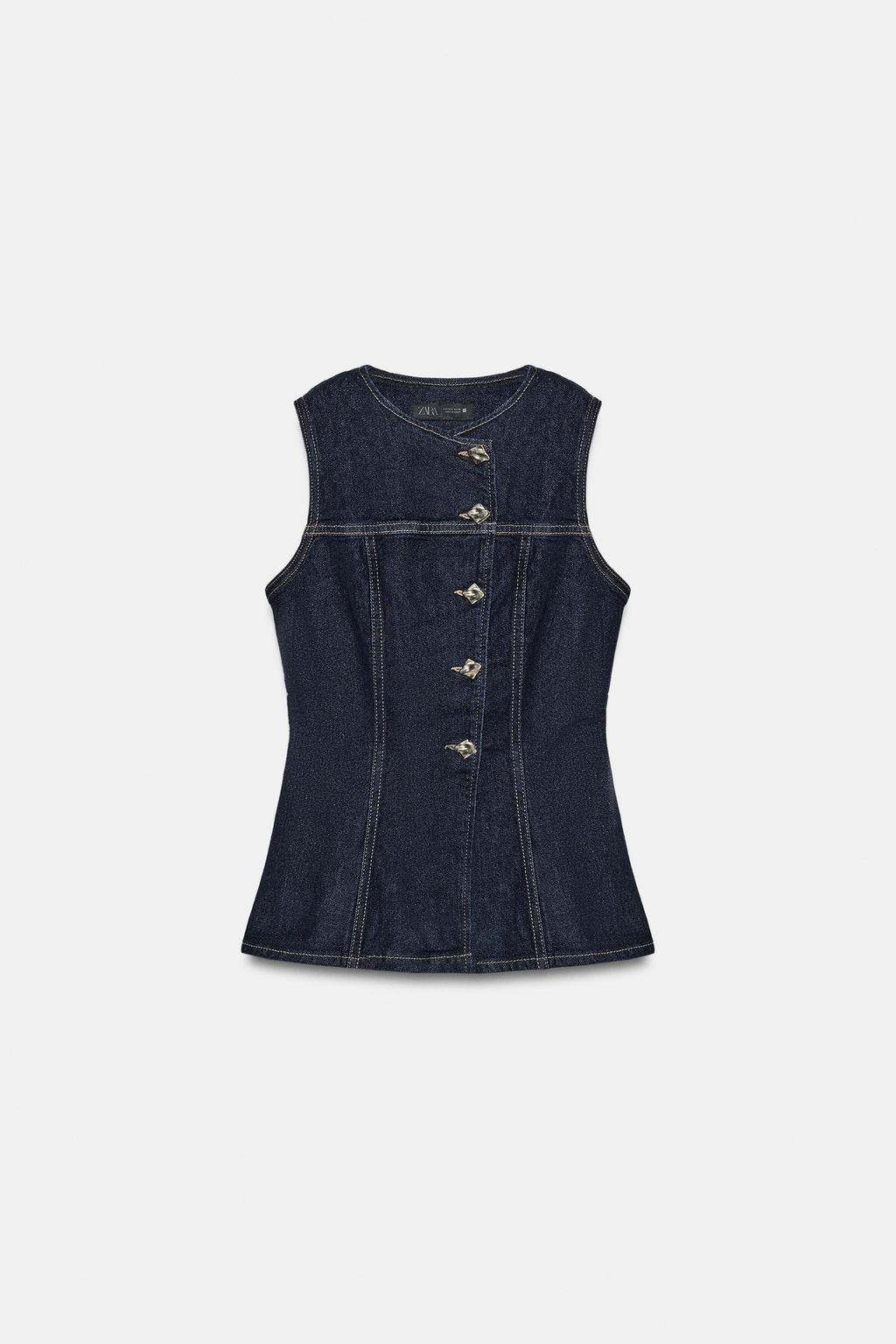 CHALECO Z1975 ENTALLADO DENIM / Azul - Zara фото 6