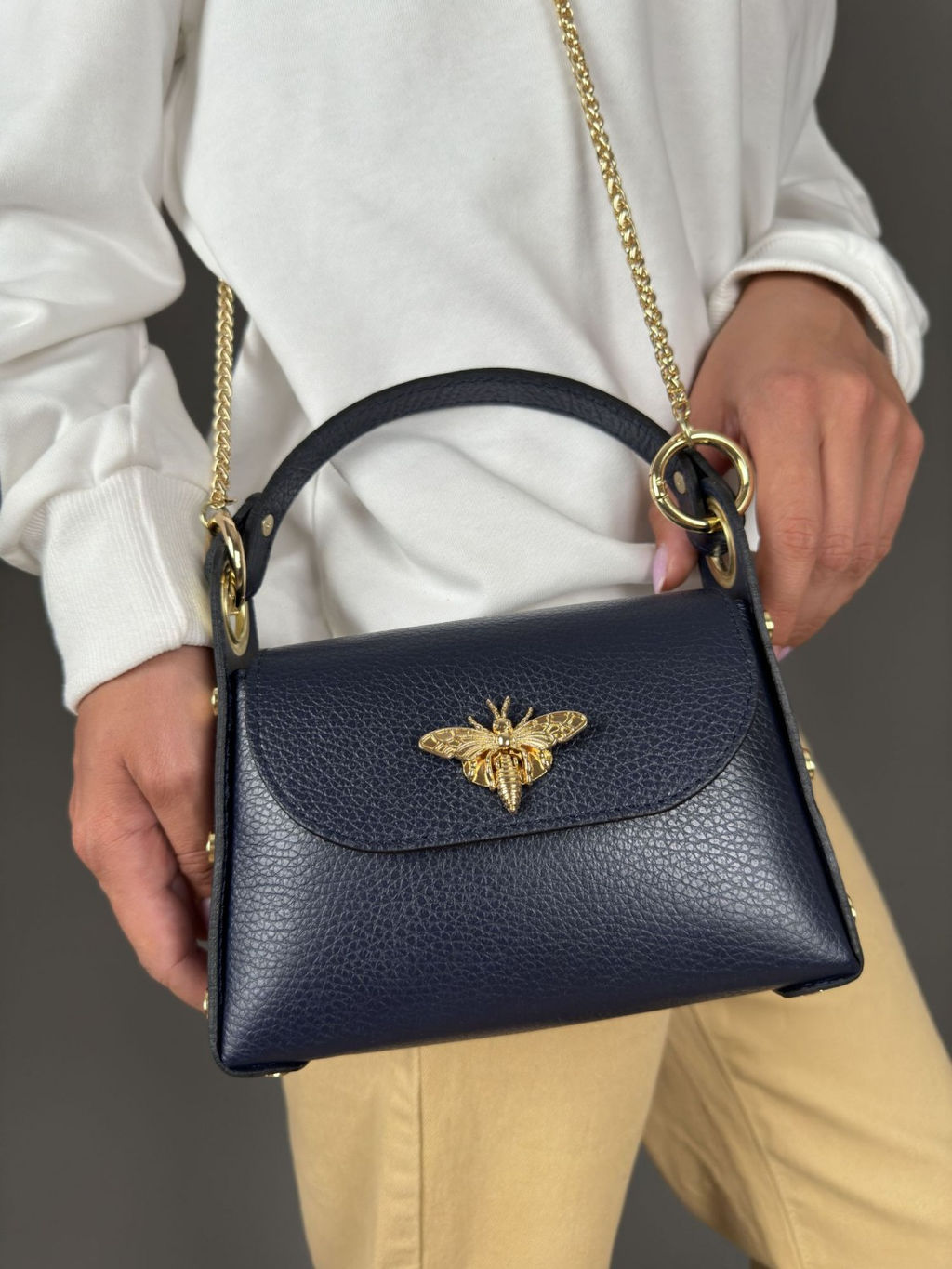 Сумка женская из телячьей кожи