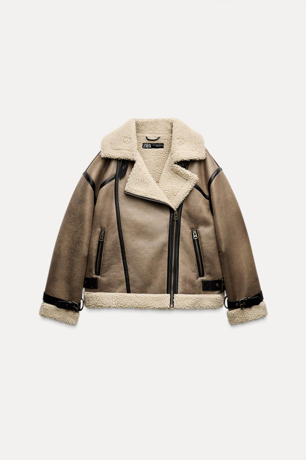 DOUBLE-FACED JACKET WITH TABS - Zara фото 6