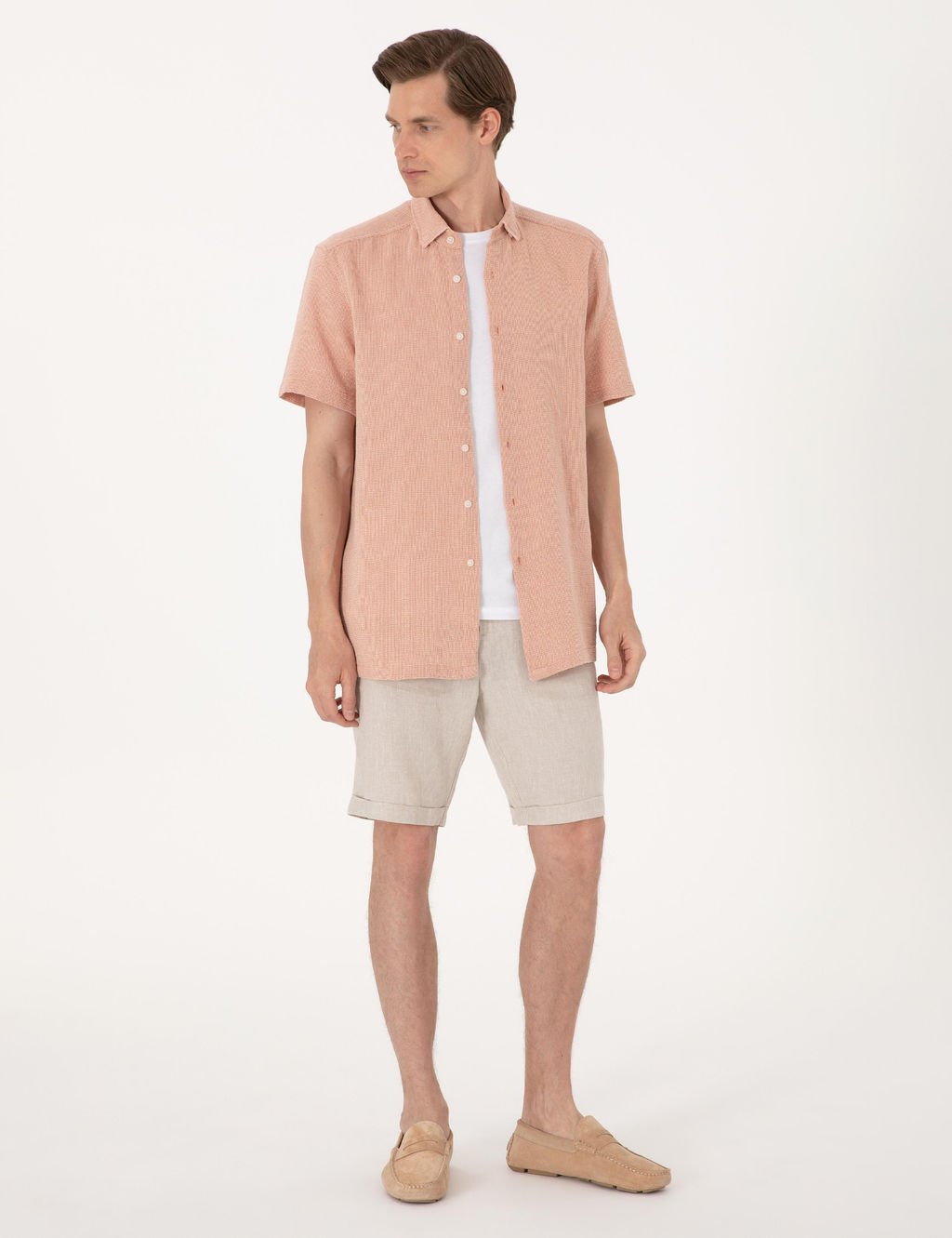 Mercan Comfort Fit K_sa Kollu G_mlek - Pierre cardin фото 4