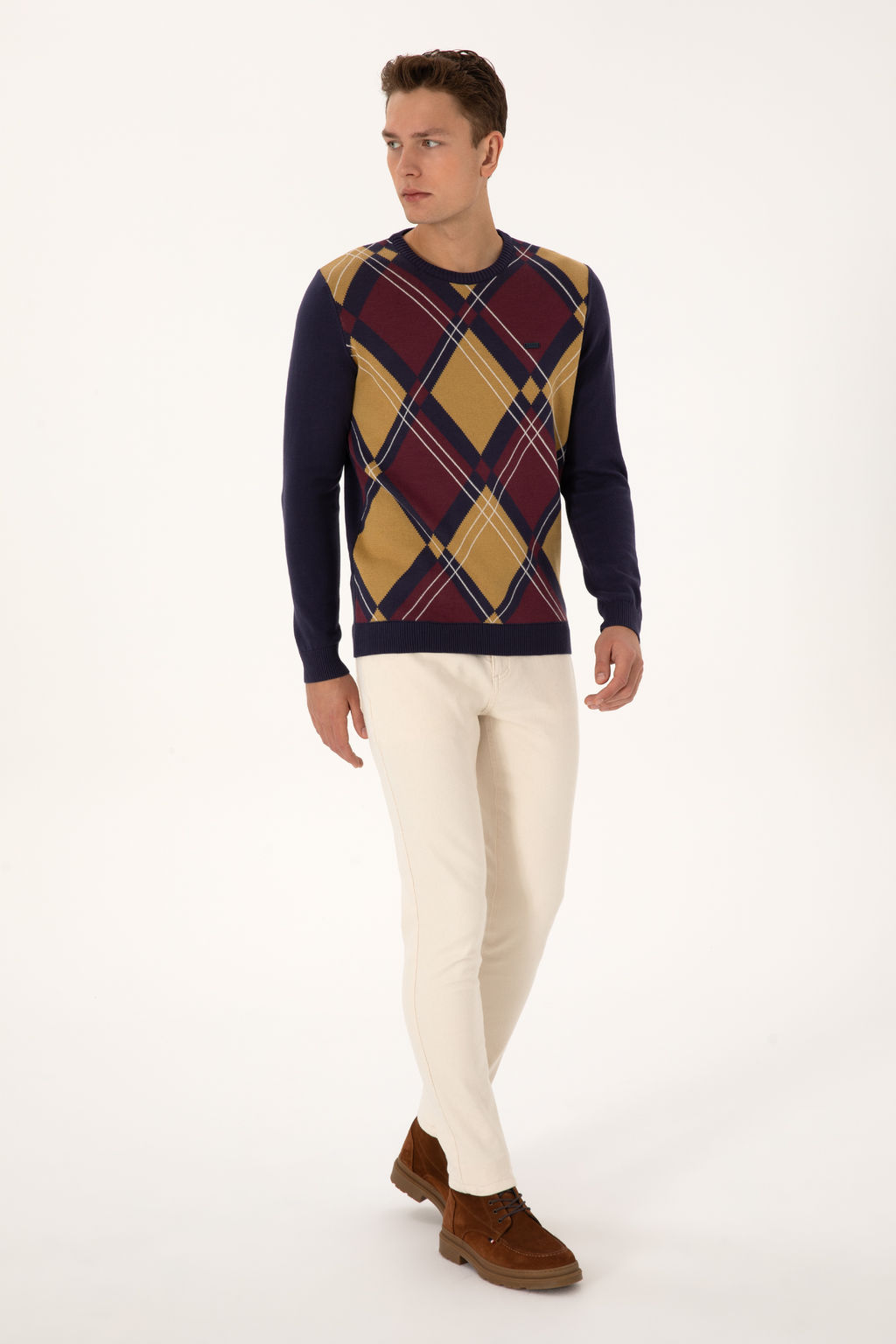 Erkek Regular Fit Bisiklet Yaka M_rd_m Kazak - U.s. polo assn фото 10
