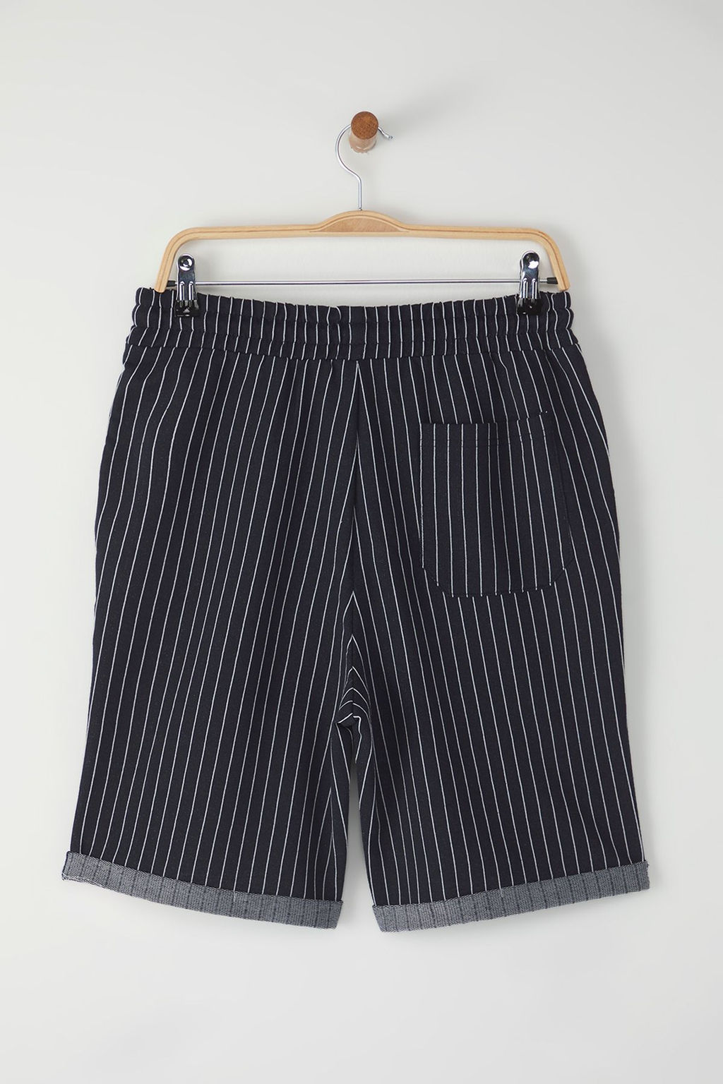 TRENDYOL MAN Siyah Regular Orta Boy/Normal Kesim Cizgili Sort TMNSS20SR0200 - Trendyolmilla фото 8