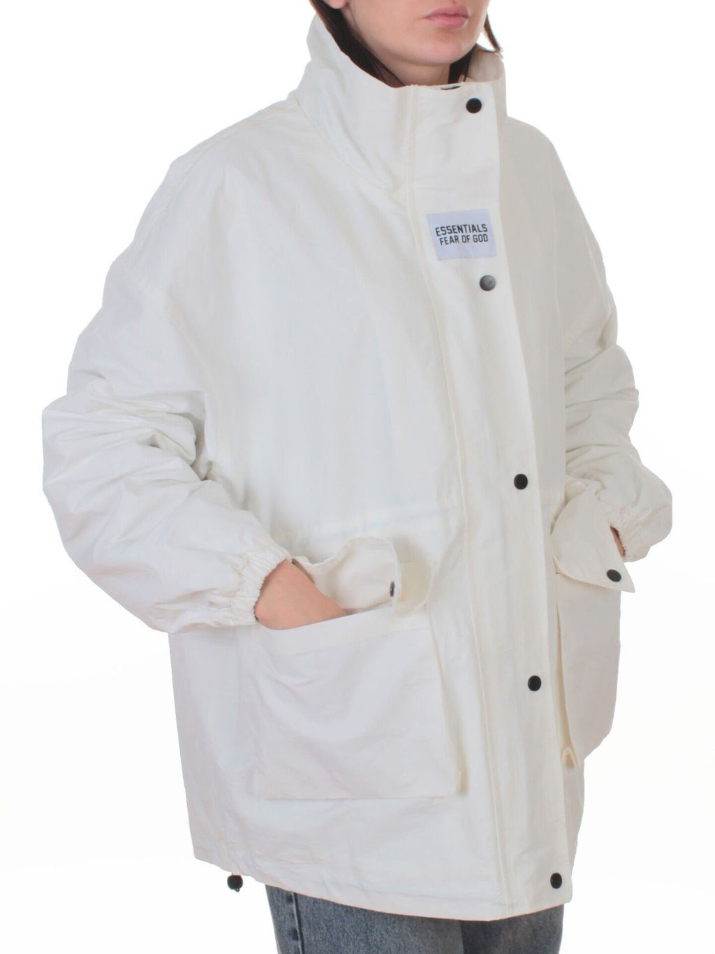 3089 WHITE Куртка демисезонная женская (100 гр. холлофайбер)