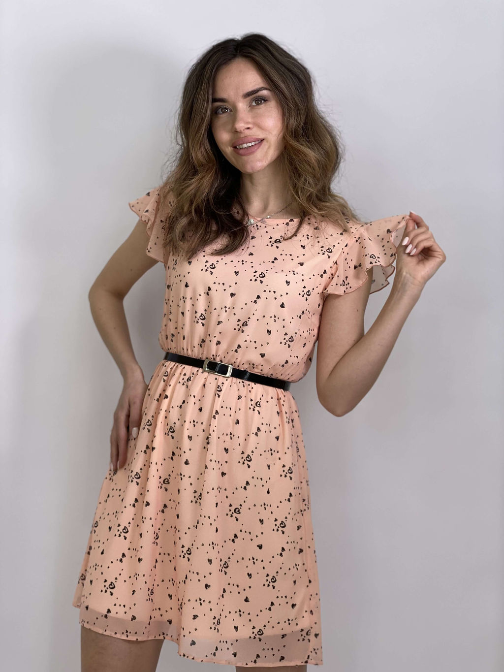 Платье Джина (персиковый) - Nadi bordo фото 3