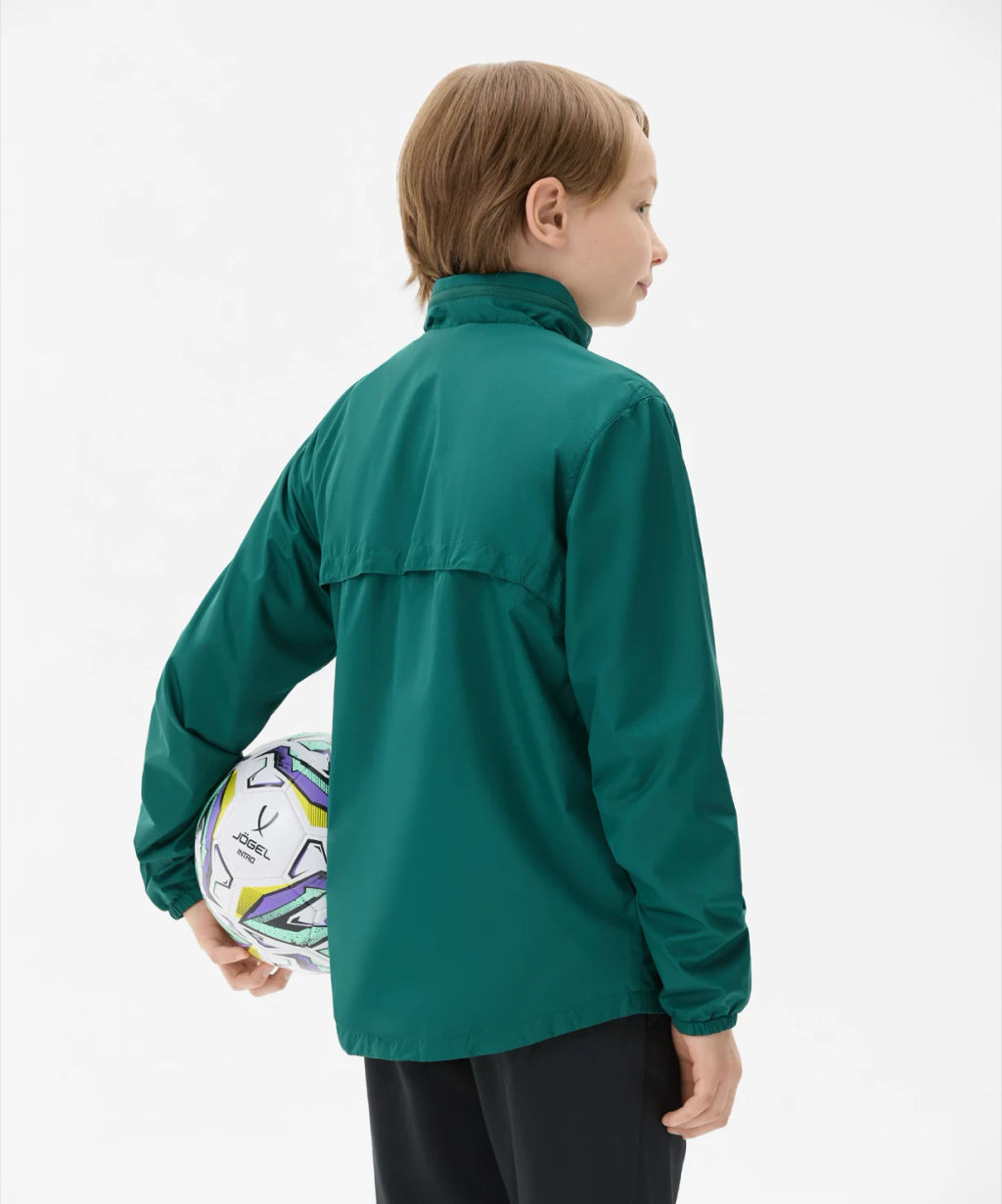 Куртка ветрозащитная JOGEL DIVISION PerFormPROOF Shower Jacket, темно-зеленый, детский  фото 11