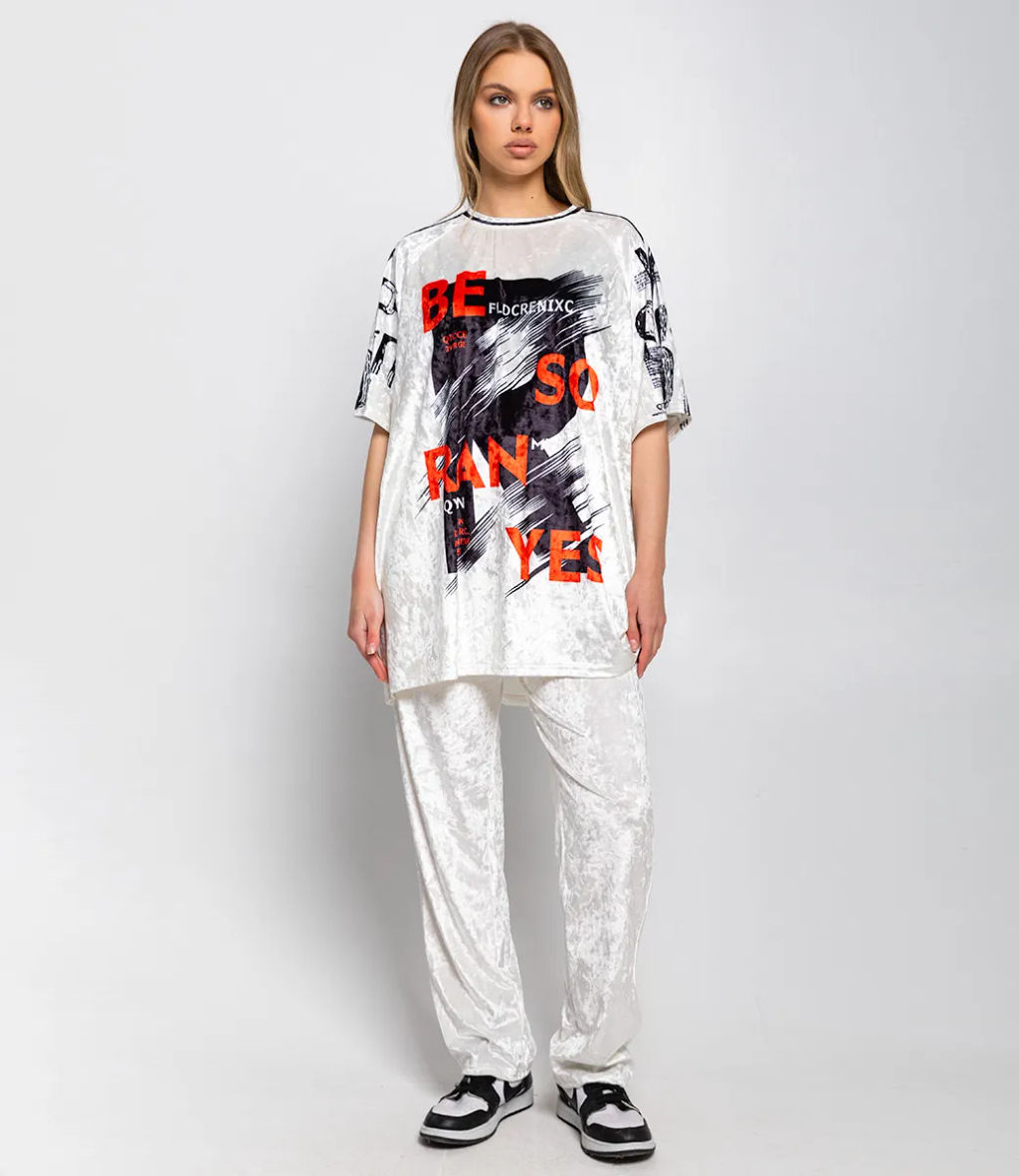 Спортивный костюм #КТ201 (13), молочный