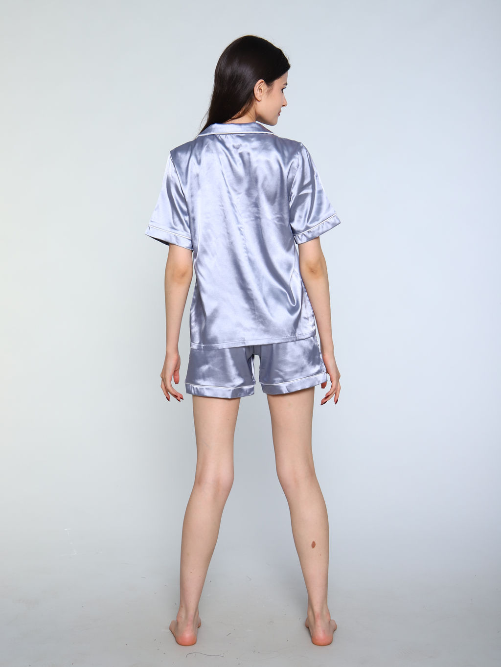 РАСПРОДАЖА Пижама Лолита_О154/серебристый - Ihomelux фото 3